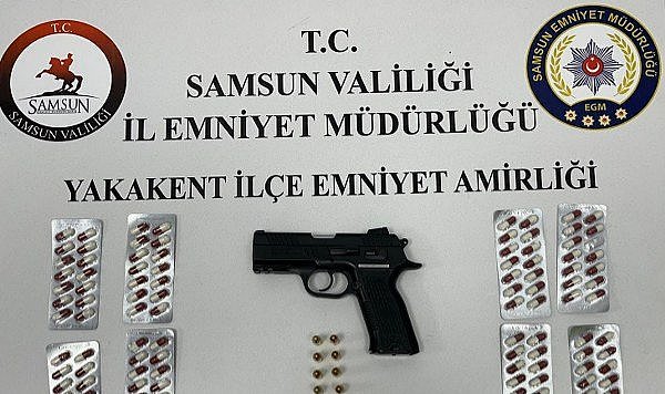 Samsun’da uyuşturucu ve silah baskını!