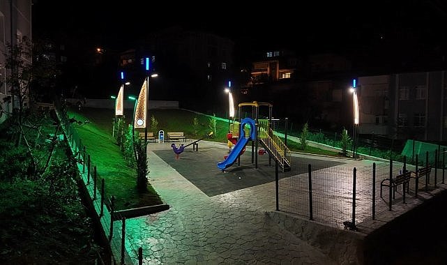 Canik'te modern parklar çehreye değer katıyor