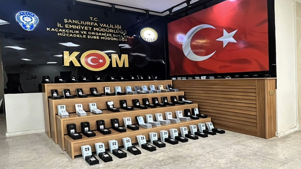 9 milyon 600 bin TL değerinde 645 adet kaçak telefon ele geçirildi