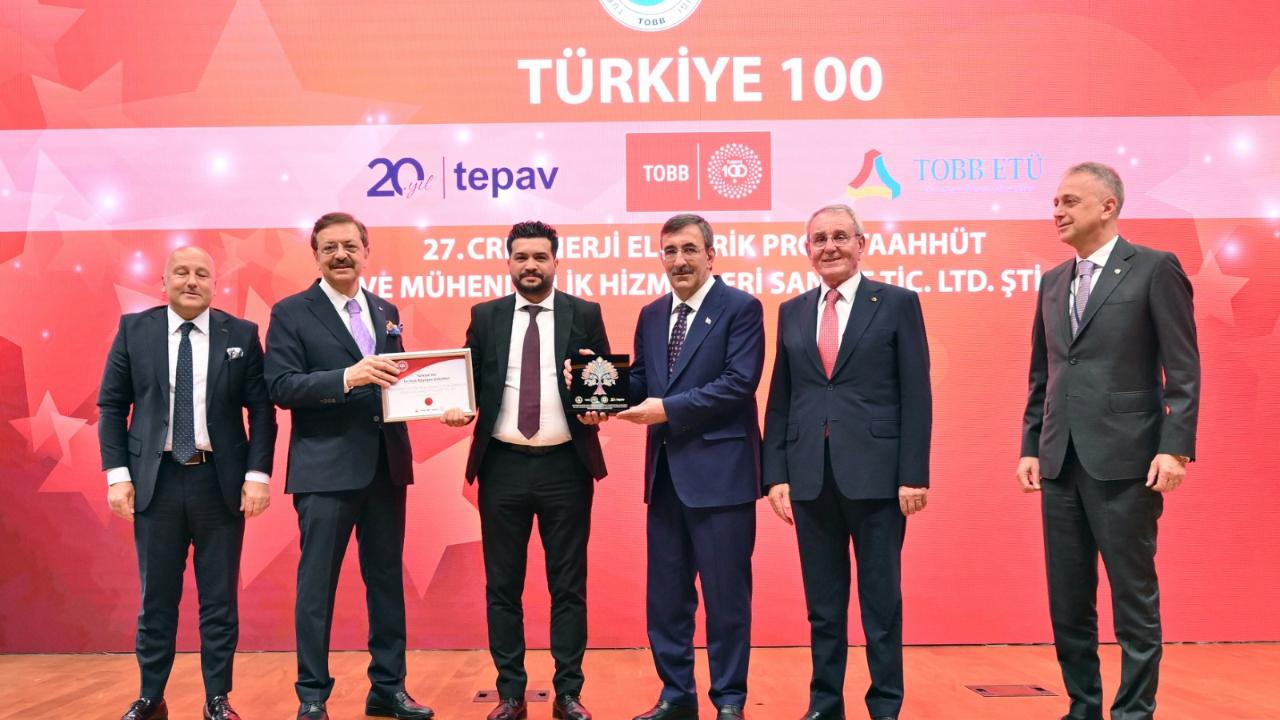 Murzioğlu, Türkiye 27’ncisi CRK Enerji’yi kutladı