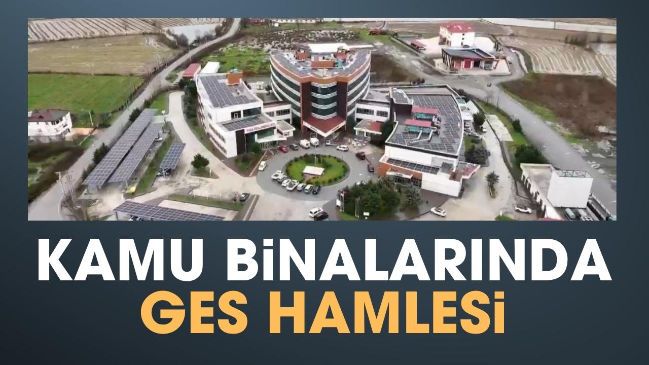 Samsun'da kamu binalarında GES hamlesi: 5 bin 460,30 kWp güce ulaşıldı