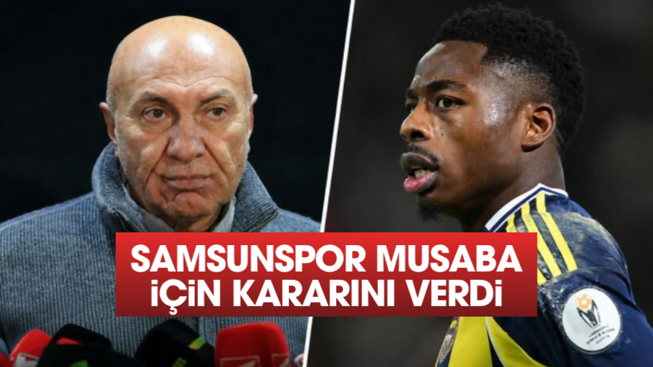 Samsunspor Musaba kararını verdi