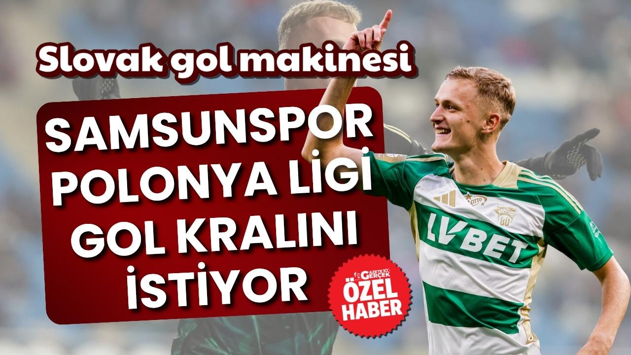 Samsunspor Polonya Ligi gol kralı Tomas Bobcek'i istiyor