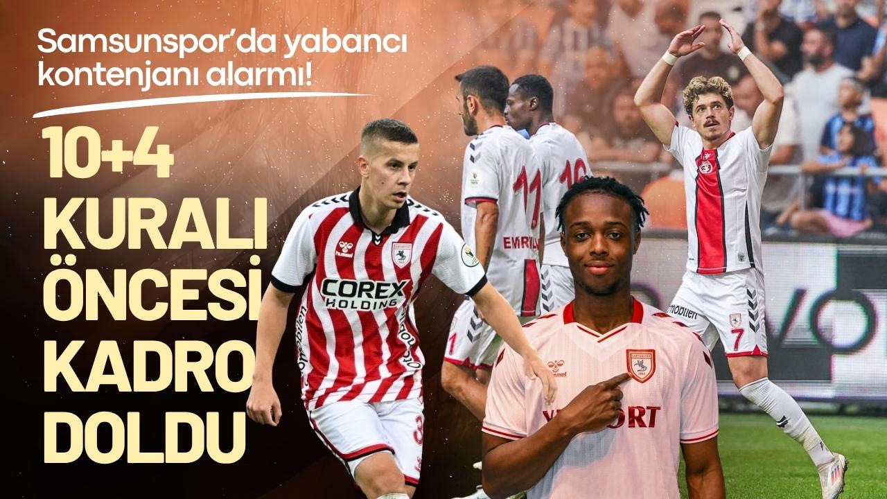 Samsunspor’da yabancı kontenjanı alarmı!