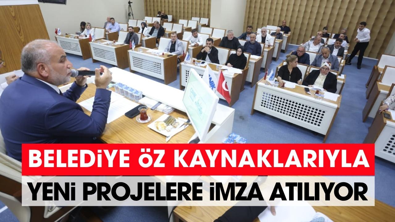 Canik Belediye Başkanı Sandıkçı: Belediyemiz öz kaynaklarıyla yeni projelere imza atıyoruz