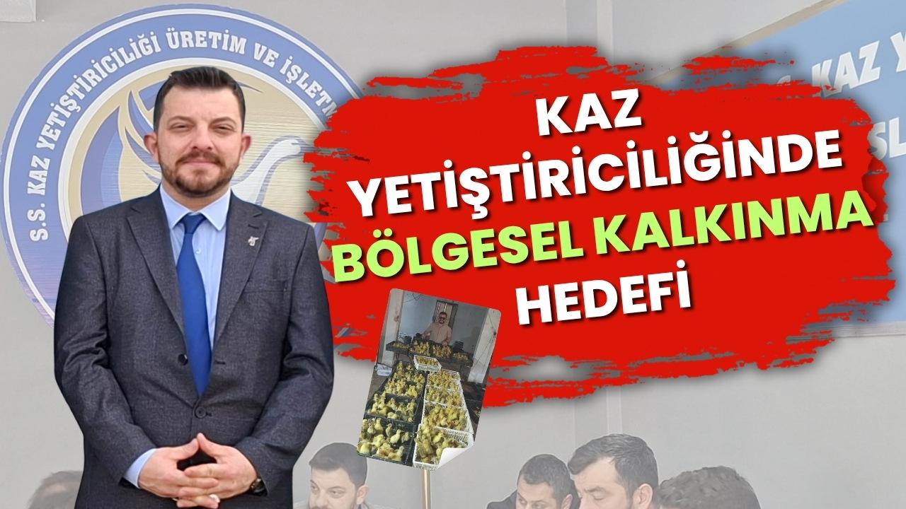Kaz yetiştiriciliğinde bölgesel kalkınma hedefi