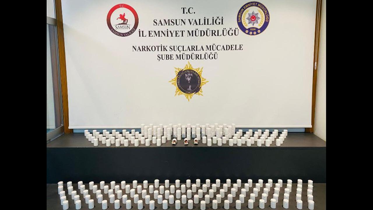 Samsun’da iş yerinden 11 bin 650 sentetik ecza çıktı!