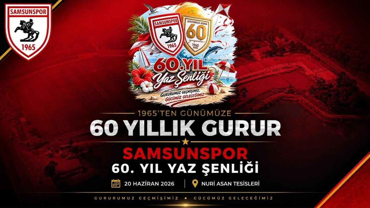 Samsunspor 60. yıl kutlamalarına görkemli final