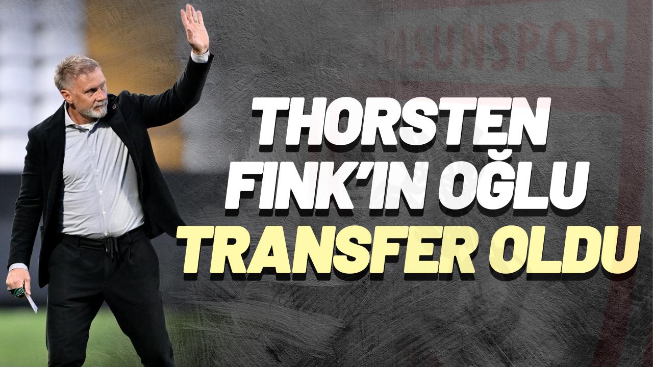 Samsunspor Teknik Direktörü Thorsten Fink'in oğlu o takıma transfer oldu - gazetegercek.com.tr