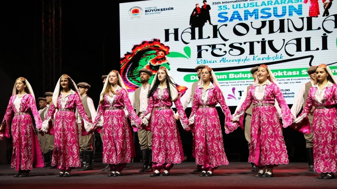 36. Uluslararası Samsun Halk Oyunları Festivali başlıyor