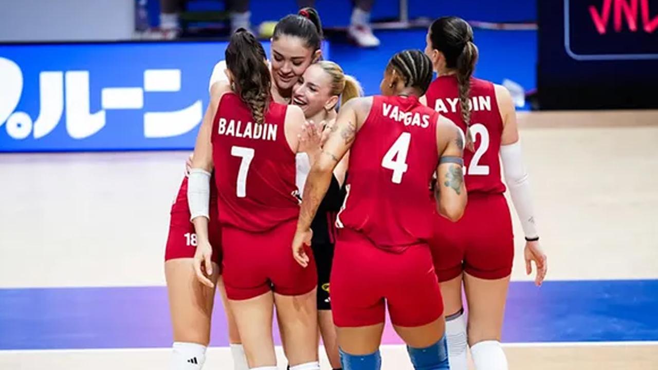 A Milli Kadın Voleybol Takımı, VNL çeyrek finali rakibi kanada oldu