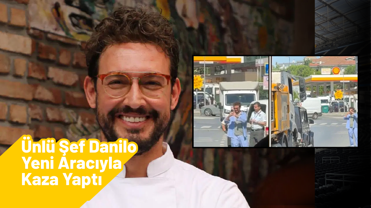 Danilo Şef yeni aldığı lüks cipiyle trafik kazası geçirdi