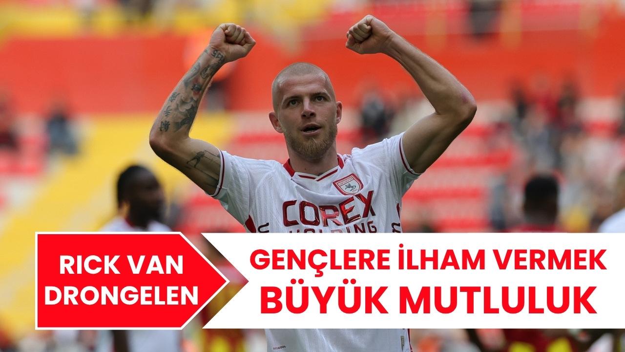 Drongelen: Genç futbolculara ilham vermek büyük mutluluk