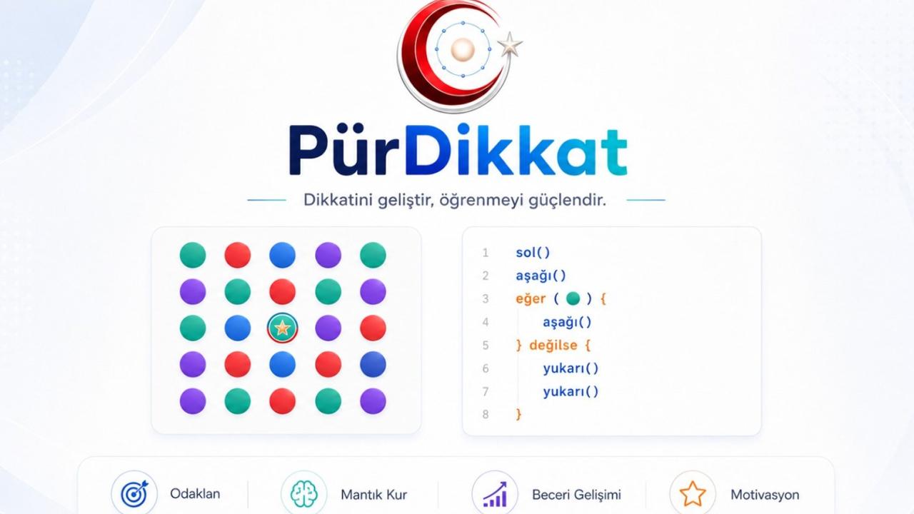 EBA'da öğrenciler için yeni dijital dikkat geliştirme oyunu: PürDikkat