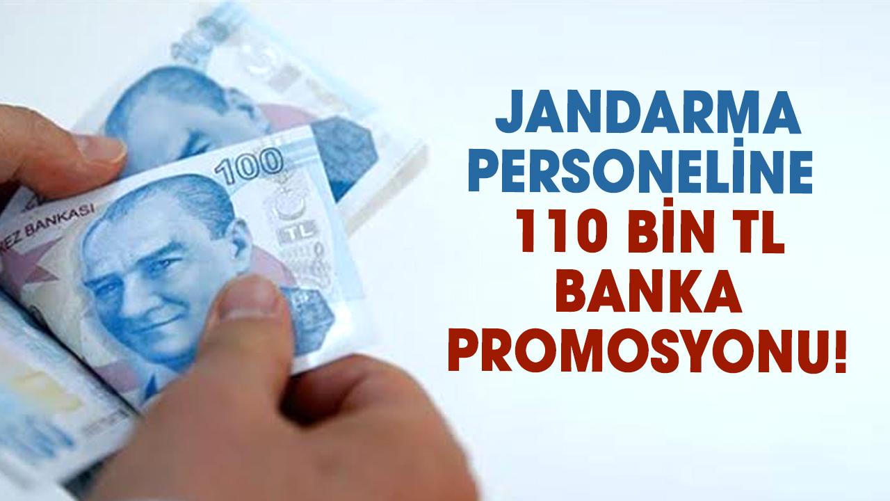 Jandarma personeline 110 Bin TL banka promosyonu! 3 kamu bankası anlaştı - gazetegercek.com.tr