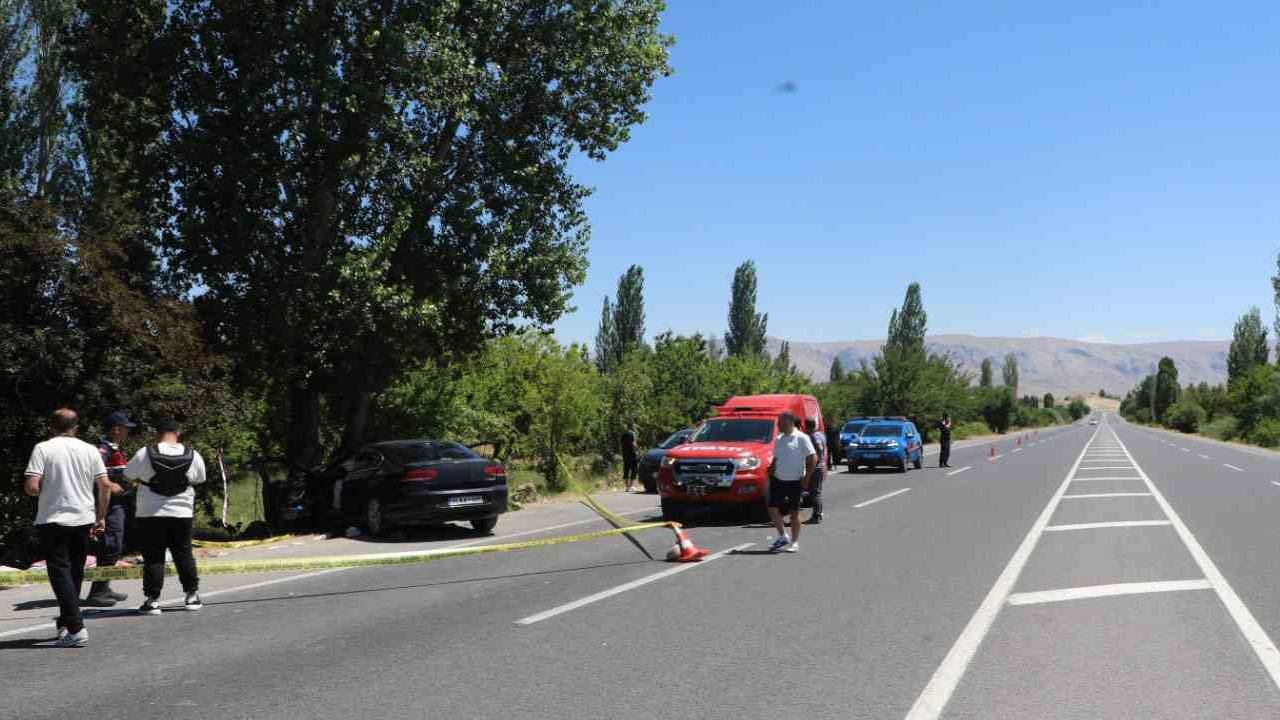 Malatya'da otomobil ağaca çarptı! 2 ölü, 4 ağır yaralı