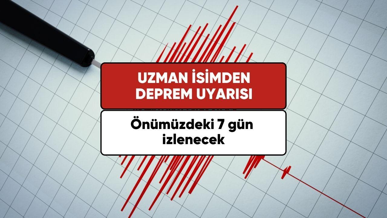 Marmara'daki mikro depremler dikkat çekti: Önümüzdeki 7 gün izlenecek