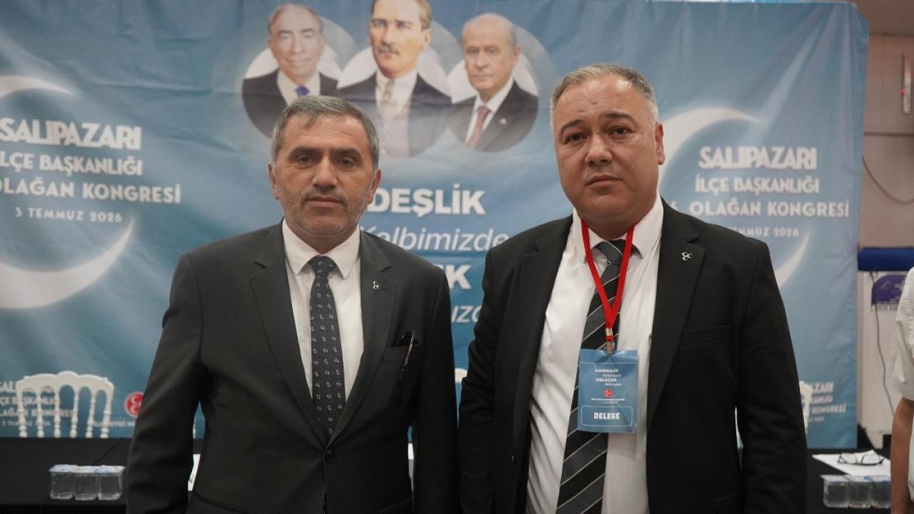 MHP Salıpazarı İlçe Başkanı Hakan Düzenli güven tazeledi