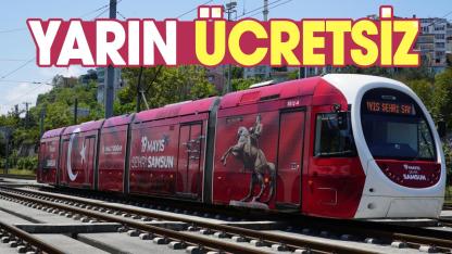 Samsun'da 15 Temmuz'da ulaşım ücretsiz oldu