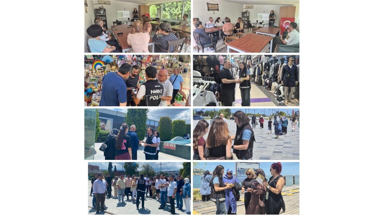 Samsun'da 2 bin 410 kişiye uyuşturucu bilgilendirmesi yapıldı