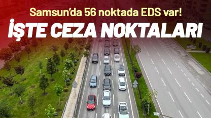 Samsun'da 56 noktada EDS var! Bu yollarda hız yapan ceza alıyor