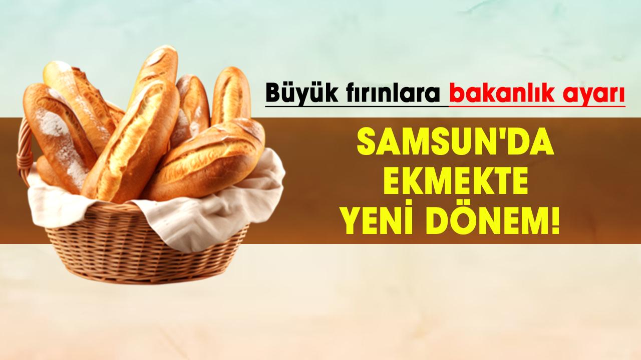 Samsun'da ekmekte yeni dönem! Büyük fırınlara bakanlık ayarı