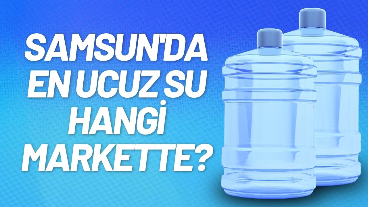 Samsun'da en ucuz su hangi markette? BİM, ŞOK, Migros ve A101 güncel su fiyatı karşılaştırması (2026)