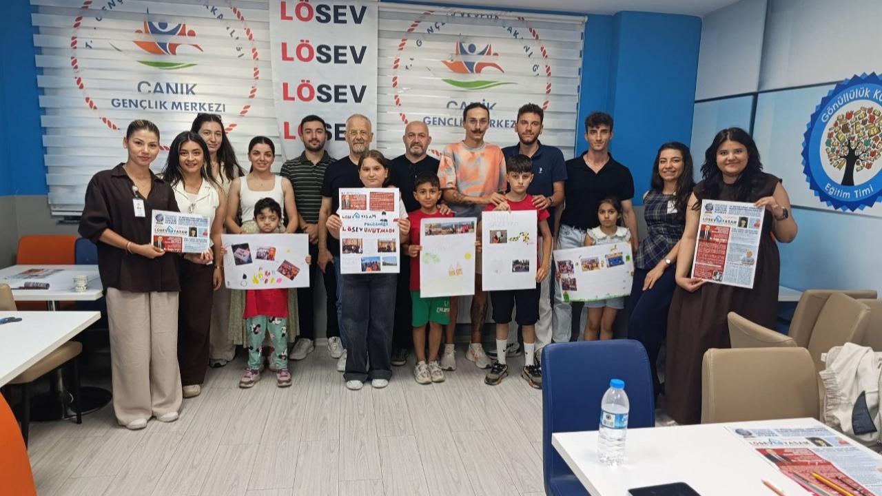 Samsun'da kanser tedavisi gören çocuklarla basın mensupları buluştu!