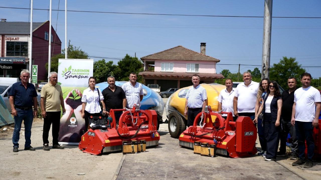 Samsun’da kivi üreticilerine makine ve ekipman desteği