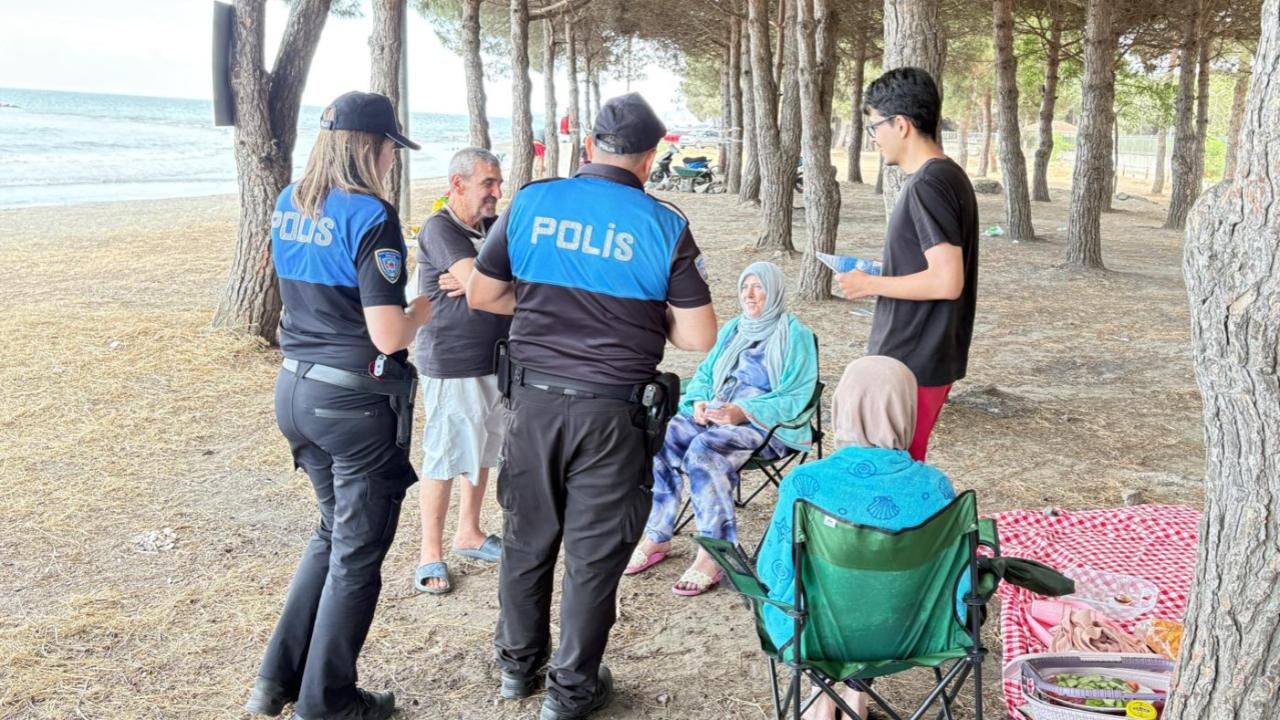 Samsun’da polisten sahilde boğulma alarmı