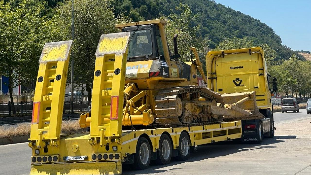 Samsun'da tır ile motosiklet çarpıştı! 1 yaralı