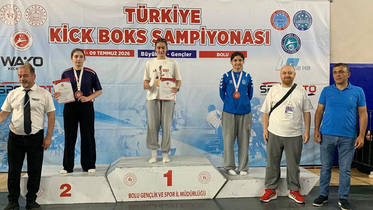 Samsunlu sporcu Göknur Gülten, Türkiye şampiyonu oldu