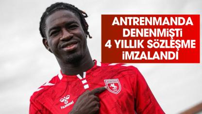 Samsunspor antrenmanda denemişti 4 yıllık sözleşme imzaladı
