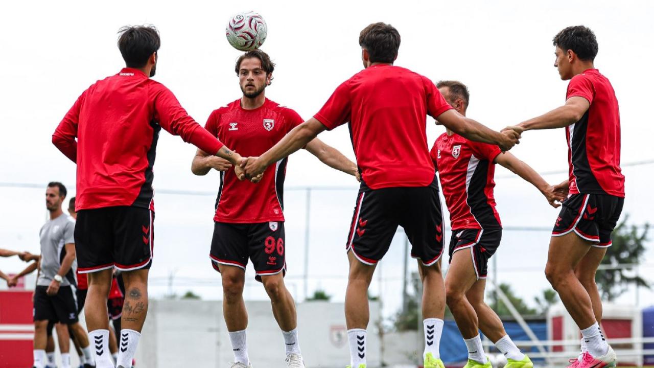Samsunspor'da çifte antrenman