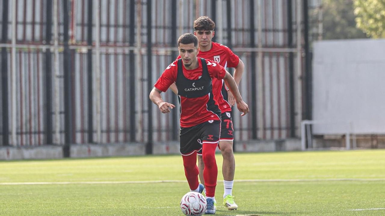 Samsunspor'dan akşam antrenmanı