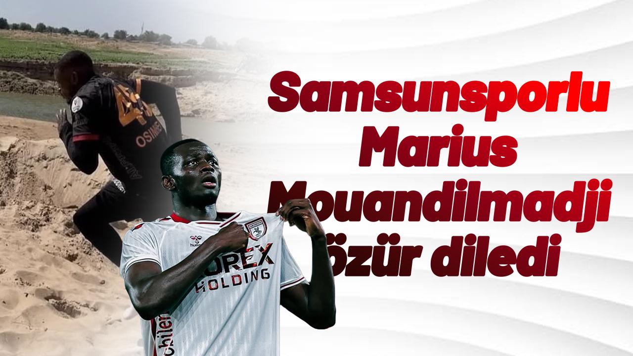 Samsunsporlu Marius Mouandilmadji'den Osimhen formalı antrenman hakkında açıklama