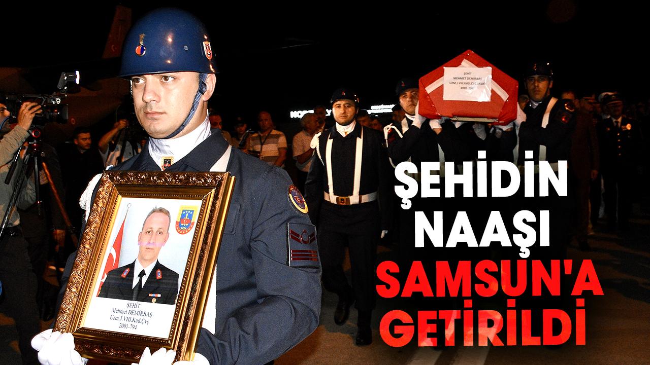 Şehit Jandarma Uzman Çavuş Mehmet Demirbaş'ın cenazesi Samsun'a getirildi - gazetegercek.com.tr