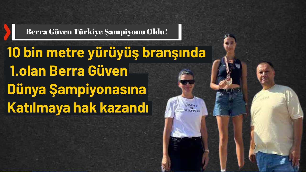 Şerife Berra Güven, Türkiye şampiyonu olarak Dünya şampiyonası biletini aldı
