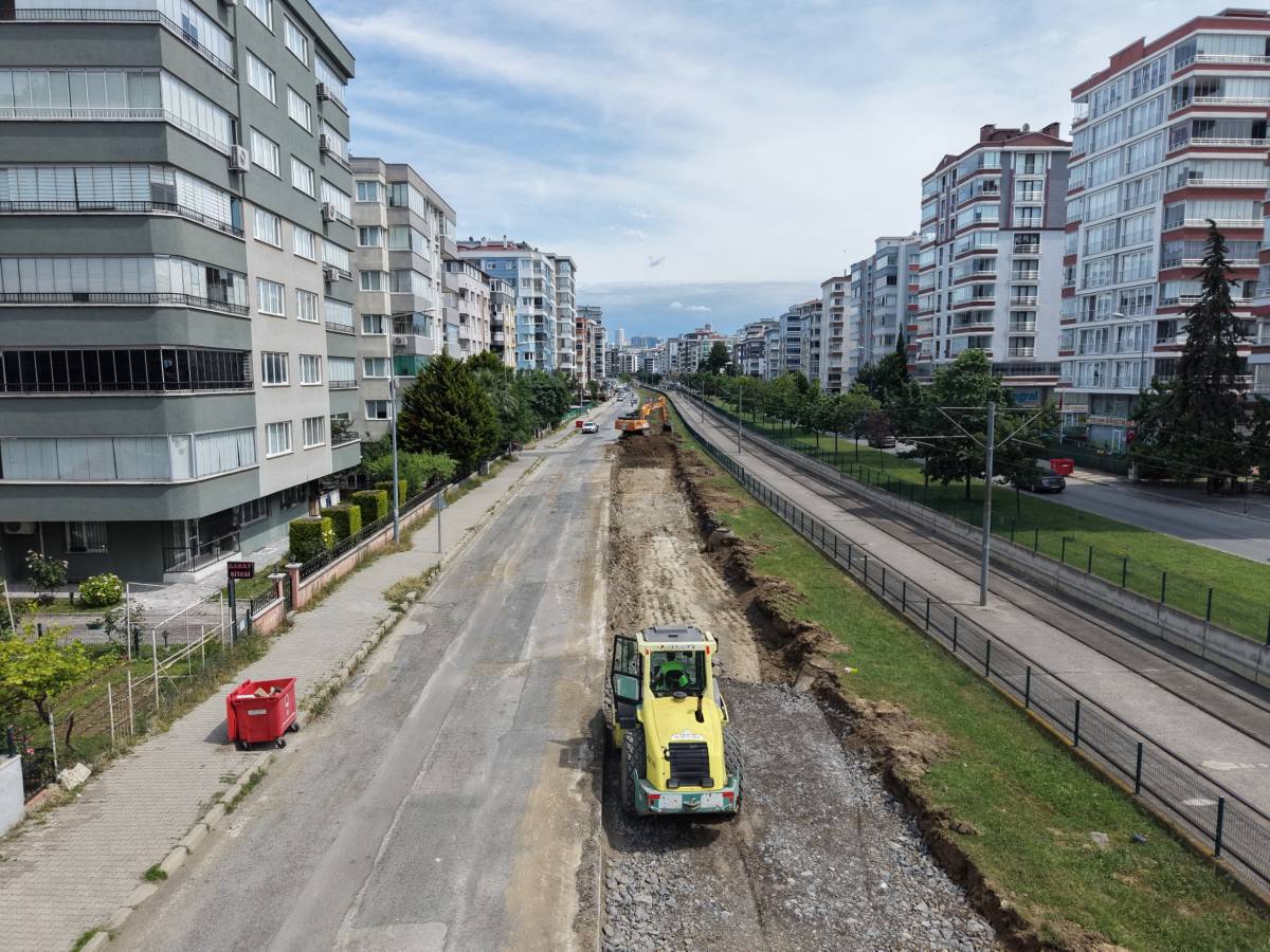 Samsun'da 100. Yıl Bulvarı projesinde çalışmalar başladı