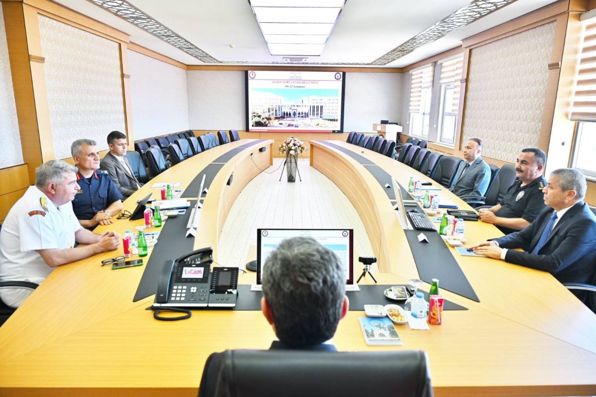 Samsun’da güvenlik ve asayiş masaya yatırıldı