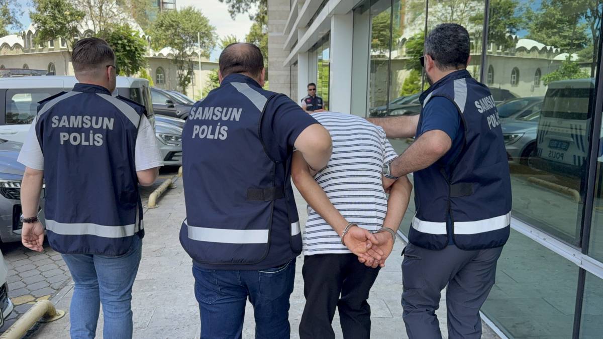 Samsun'da iş çıkışı takip ettiği kadına cinsel saldırıda bulundu