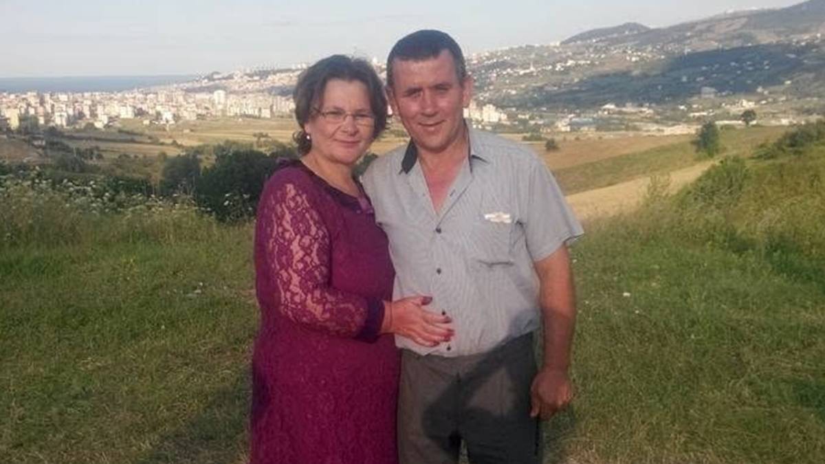 Samsun'da feci kazada hayatını kaybeden karı koca toprağa verildi
