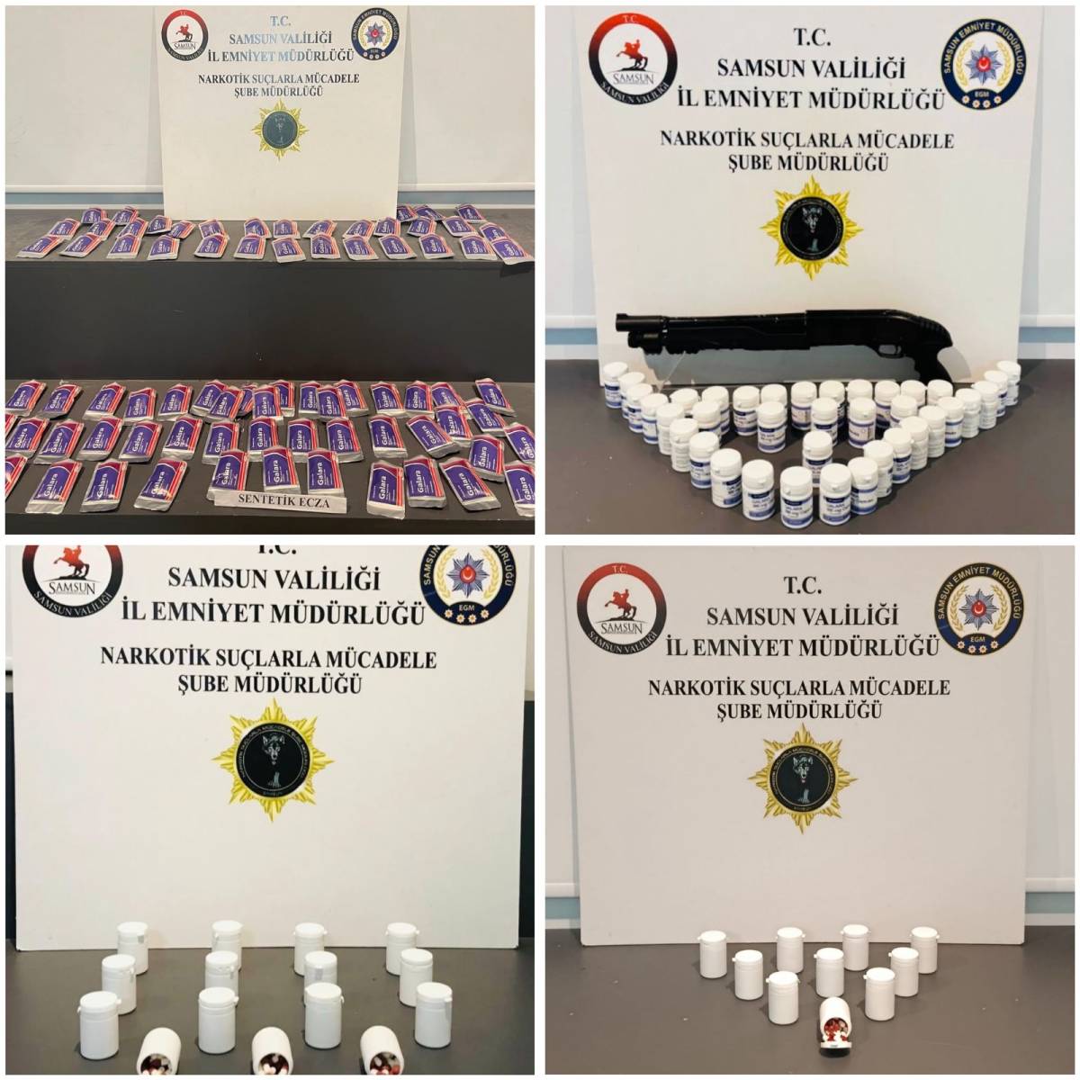 Samsun’da 5 binin üzerinde hap ele geçirildi: 6 gözaltı