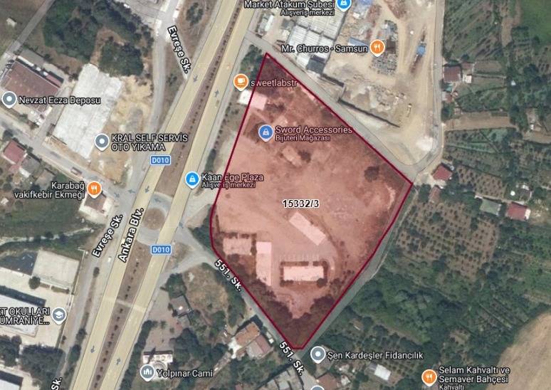 Samsun Büyükşehir iki arsayı satışa çıkarttı! 557 milyon 505 bin TL isteniyor