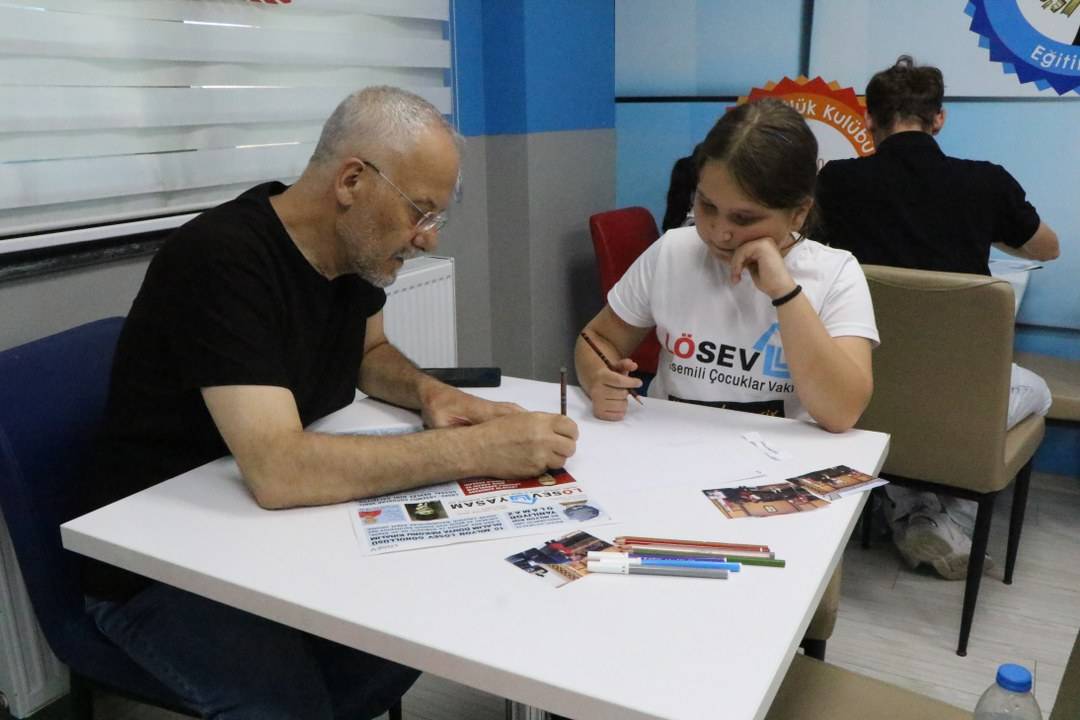 Samsun'da kanser tedavisi gören çocuklarla basın mensupları buluştu!