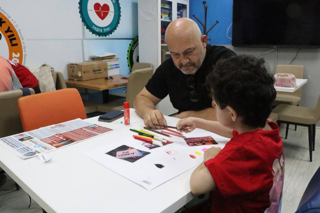Samsun'da kanser tedavisi gören çocuklarla basın mensupları buluştu!