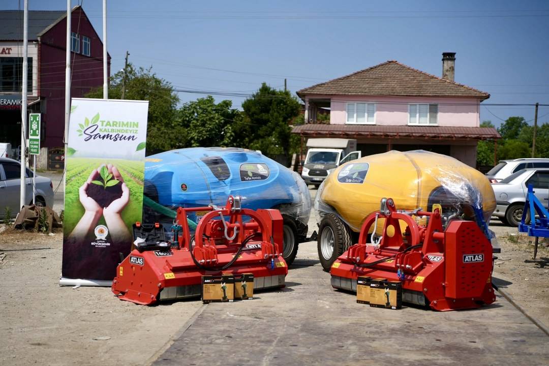 Samsun’da kivi üreticilerine makine ve ekipman desteği