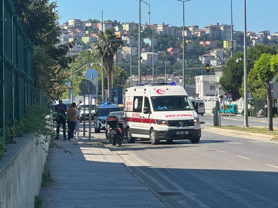 Samsun'da motosiklet kazası! Dengesini kaybederek yola düştü