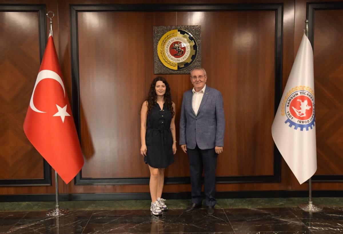 Samsun TSO Başkanı Murzioğlu, Aybüke Eldemir'i ağırladı